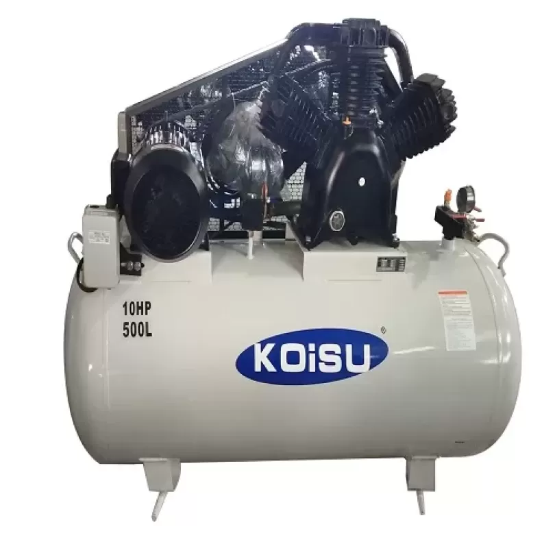 Máy nén khí piston 10HP, 3 pha, bình tích 500 lít